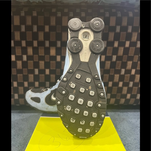 NIKE monster Shox  GS 👟  size 7 blue metallic - Picture 5 of 5